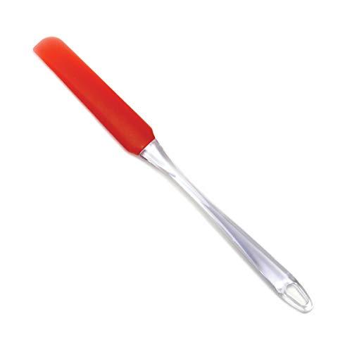 Norpro Norpro Silicone Jar/Icing Spatula, Red, 10.5in/26.5cm, As Shown
