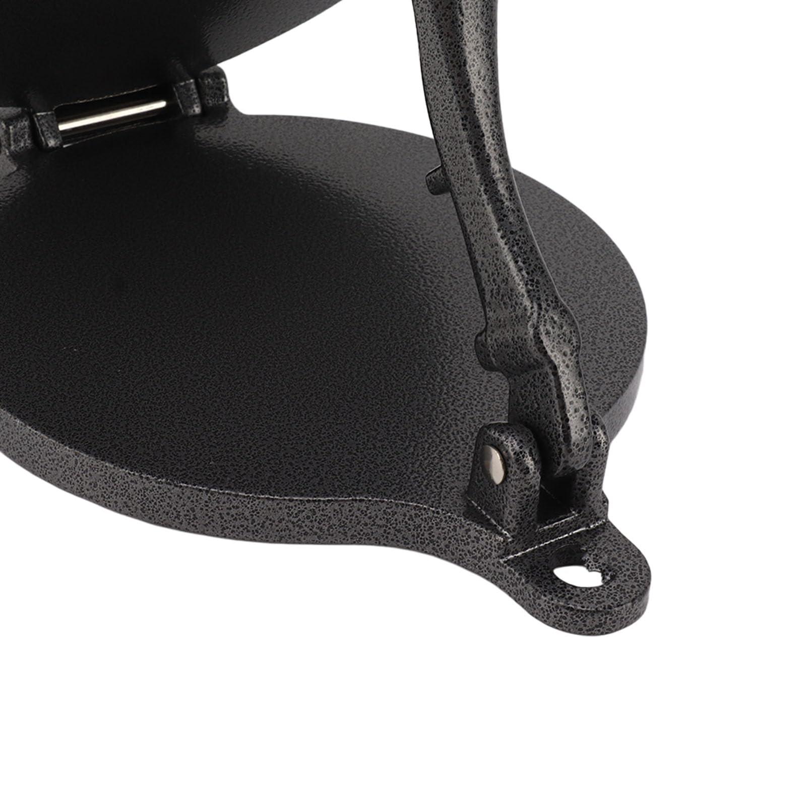 DAUZ Tortilla Press, Multifunctional Roti Maker for Home (20cm Black)