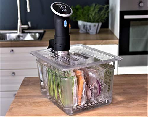LIPAVI LIPAVI Sous Vide Container Model C10 3.0 Gallon (12 Quarts) 12.7 x 10.3 Inch - NOT INCLUDED: Matching rack and tailored lids for Joule, Anova and more sold separately