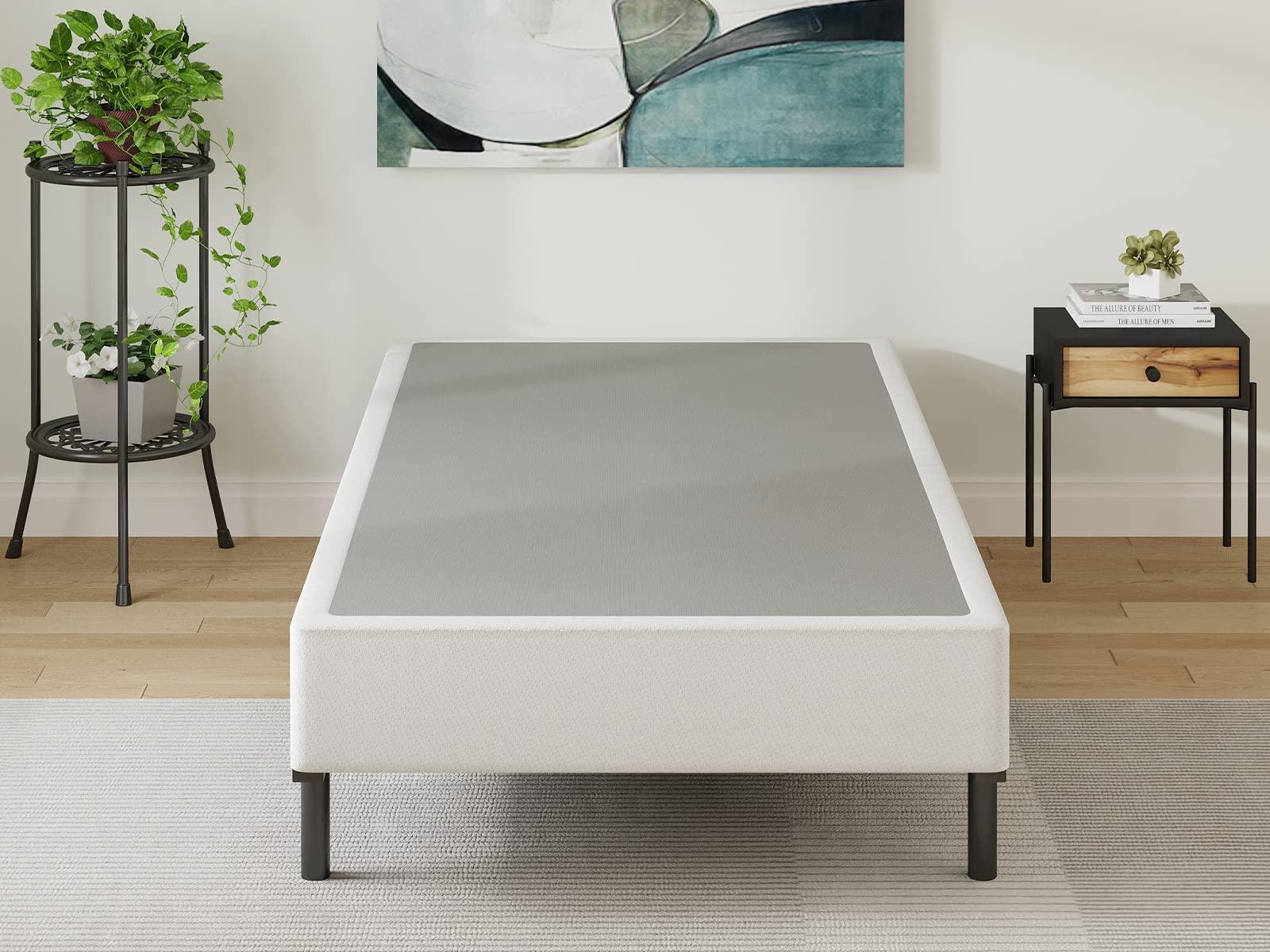 RLDVAY RLDVAY Twin-XL Box-Spring, 9 inch Metal Twin XL Box Spring Only, Heavy Duty XL Twin Box Spring with Fabric Cover, Easy Assembly, Non Slip, Noise Free