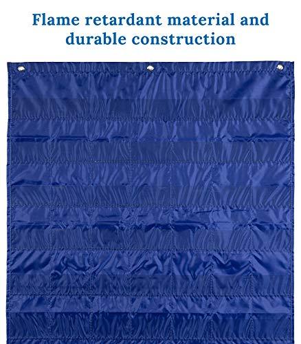 Carson Dellosa Education Carson Dellosa 25\" x 35\" Deluxe Calendar Pocket Chart, Monthly Calendar Pocket Chart for Classroom with Day, Week, Holiday Cards and Storage Pouches and More