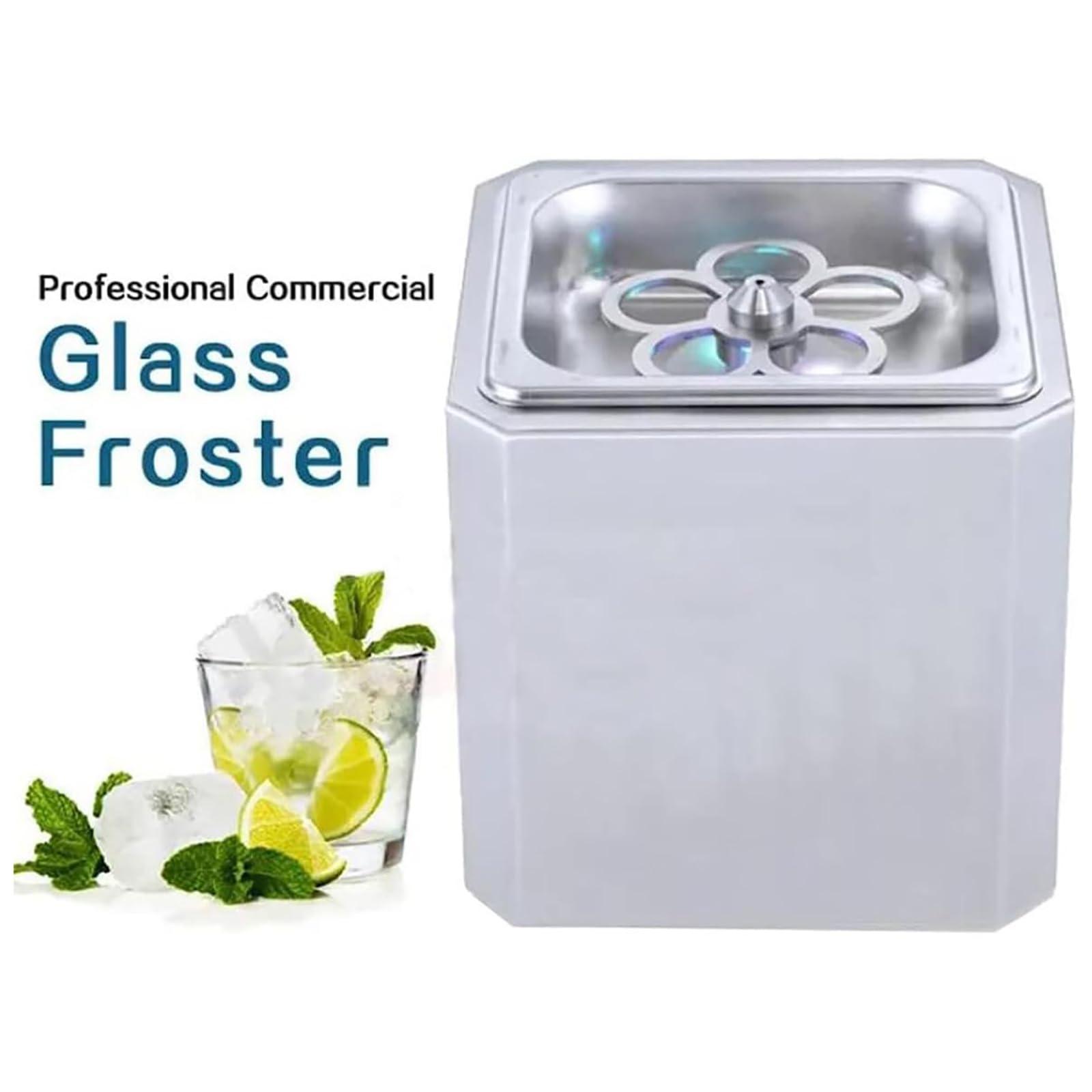 oiakus oiakus Co2 Glass Froster, Glass Chiller for Cups and Glasses, Instant Drink Chiller for Cocktail, Beer, Mixed Drinks, Wine Glass Chiller for Bar, Restaurant, Kitchen