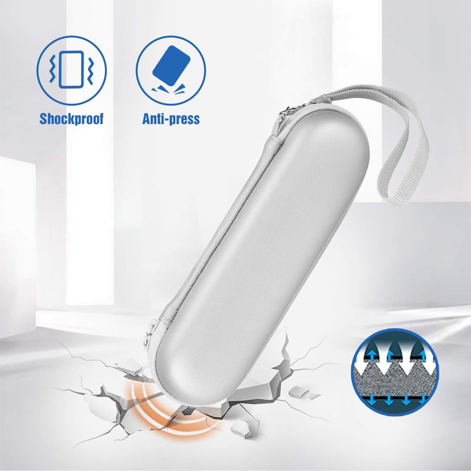 ProCase ProCase Travel Case for Oral-B/Oral-B Pro Smartseries/IO Serie Sonicare Protective Clean Electric Toothbrush, Hard EVA Case Cover Storage Bag Holder with Mesh Pocket for Accessories -Silver