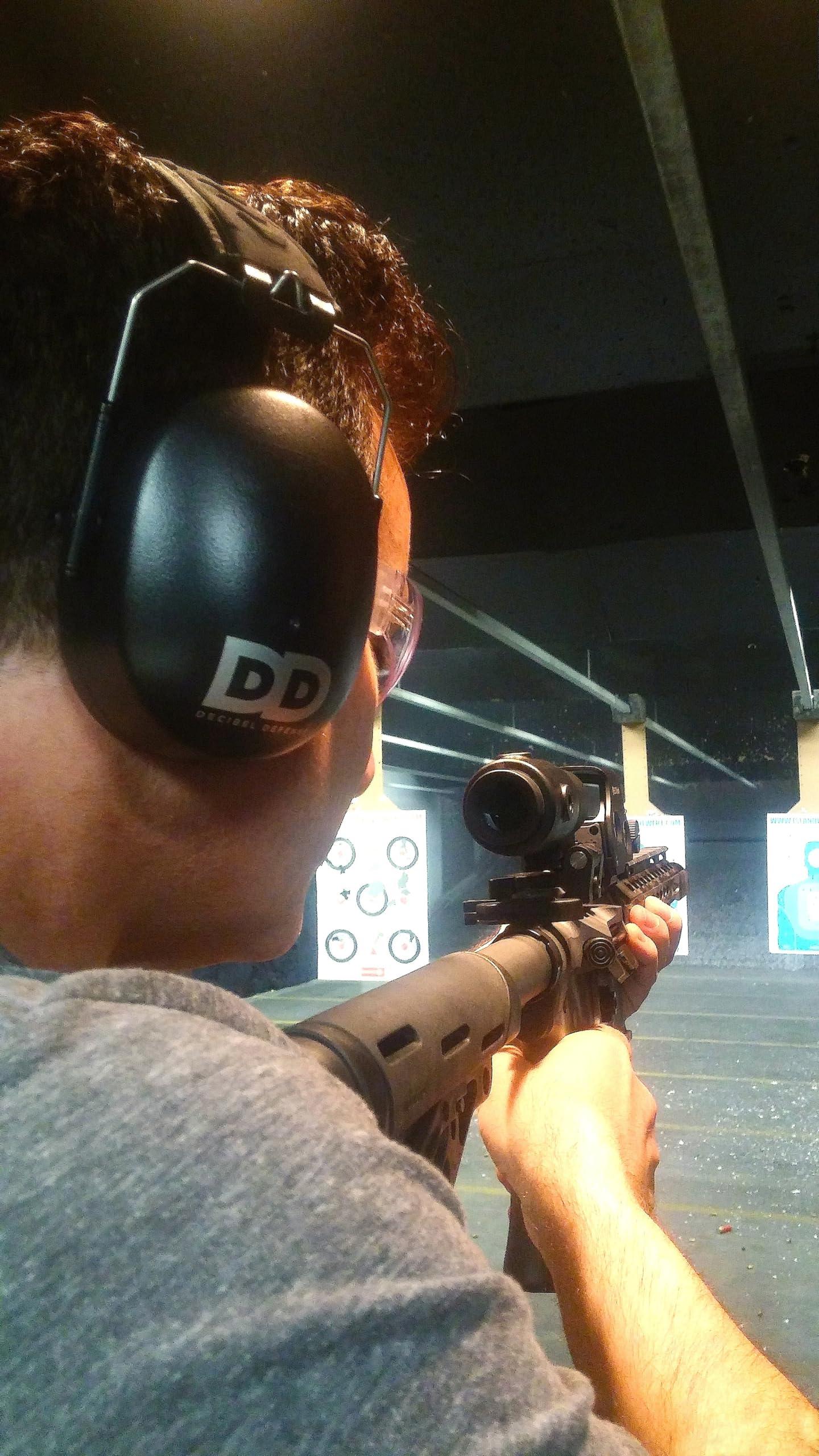 DECIBEL DEFENSE Professional Safety Ear Muffs by Decibel Defense - 37dB NRR - The HIGHEST Rated & MOST COMFORTABLE Ear Protection for Shooting & Industrial Use - THE BEST HEARING PROTECTION...GUARANTEED