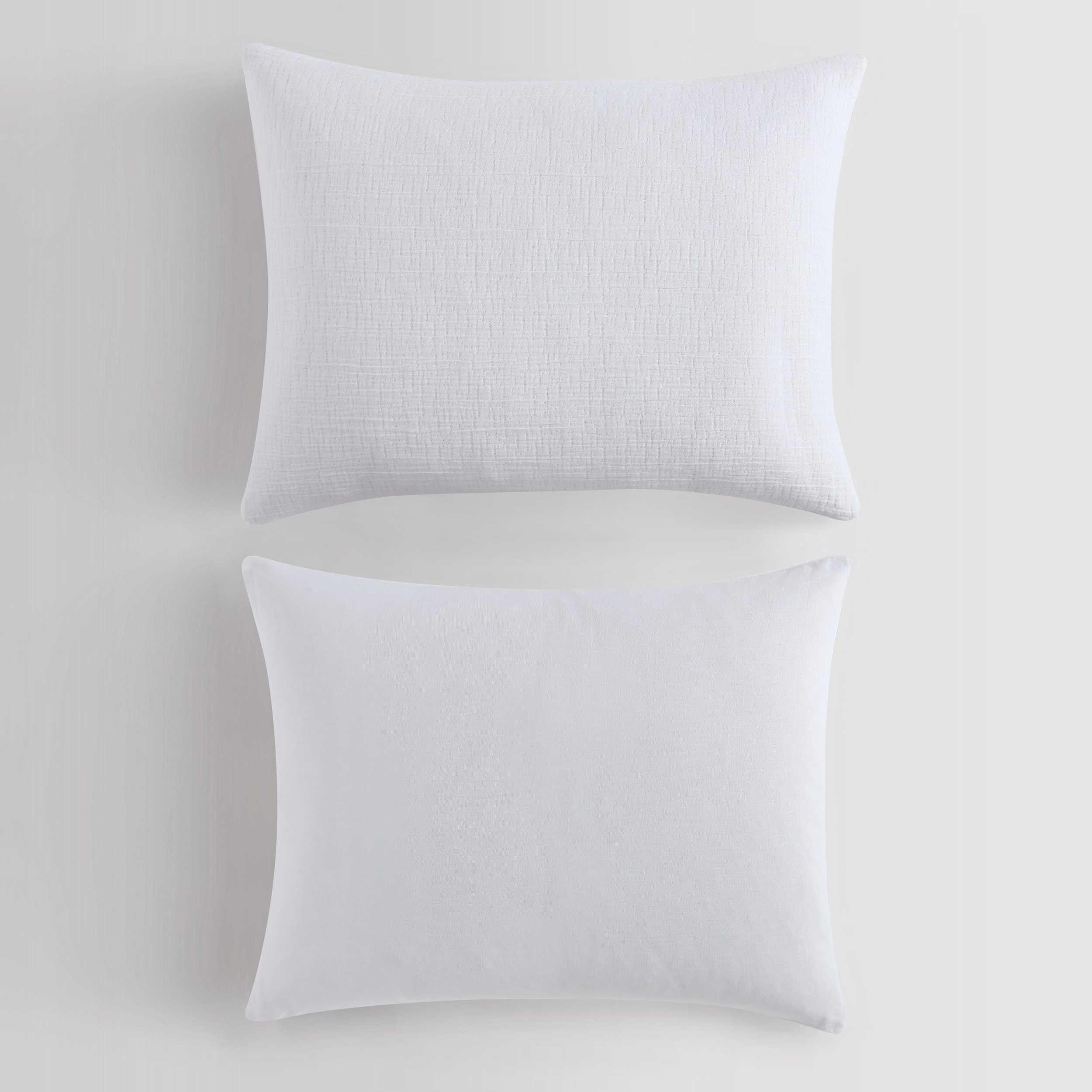 Calvin Klein Calvin Klein - King Comforter Set, Modern Cotton Washed Percale Bedding with Matching Shams, Luxuriously Soft Home Decor, Oeko-Tex Certified (Washed Texture Solid White, King)