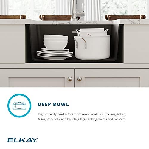 Elkay Elkay Quartz Classic ELGU2522WH0 Single Bowl Undermount Sink, White
