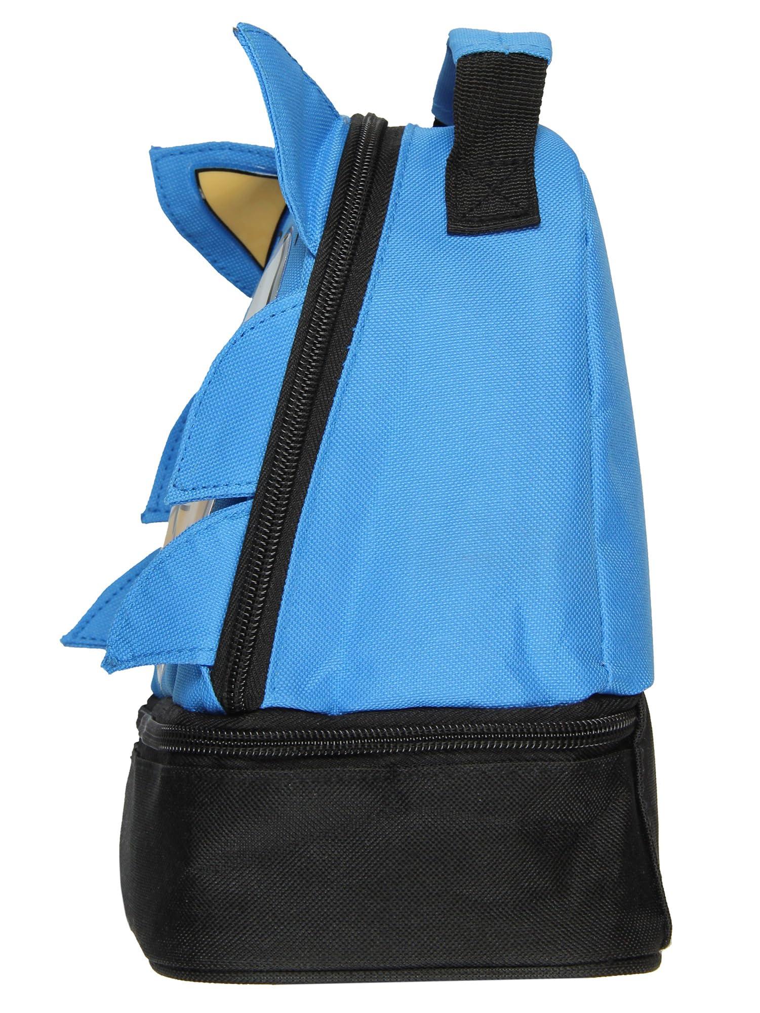 Bioworld Sega Sonic the Hedgehog Lunch Bag Big Face Dual Compartment Lunch Box Kit