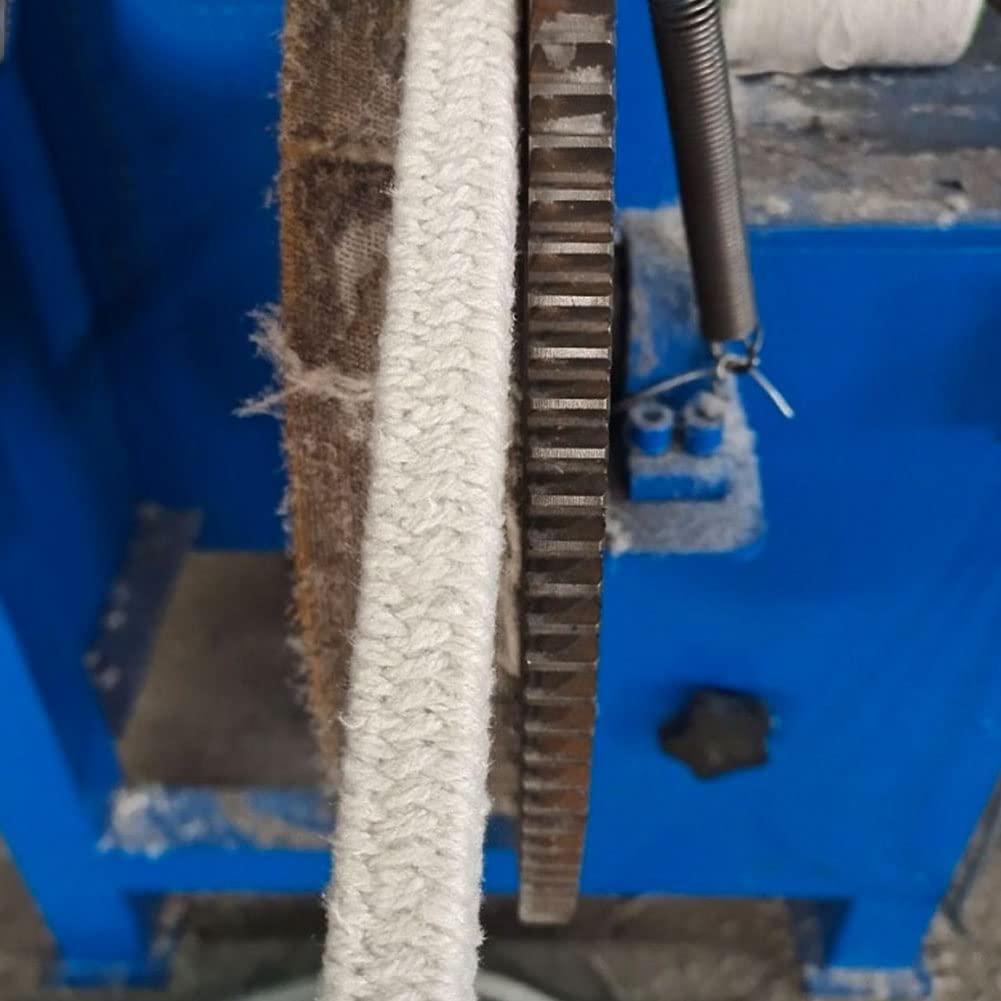 FANGHUOCL FANGHUOTC Ceramic Fiber Square Rope, High Temperature Seal for Stove Boiler Furnace Oven Kiln Door Gasket Length 10M,Diameter 20 mm