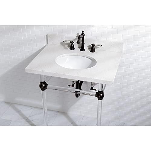 Kingston Brass Kingston Brass KB1975WLL Widespread Lavatory Faucet with Retail Pop-Up, 6-1/2" in Spout Reach, Oil Rubbed Bronze