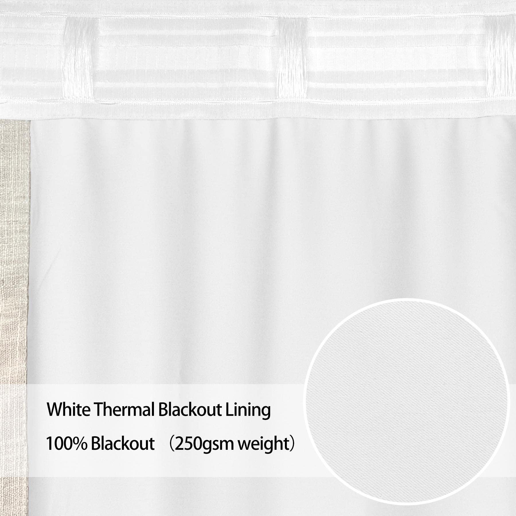 Frelement Frelement Natural Linen Curtains with Blackout Lining Privacy Room Darkening 4 in 1 Header Drapes for Cafes, Club, Office, Burgundy Red, 100" W x 96" L, 1 Panel