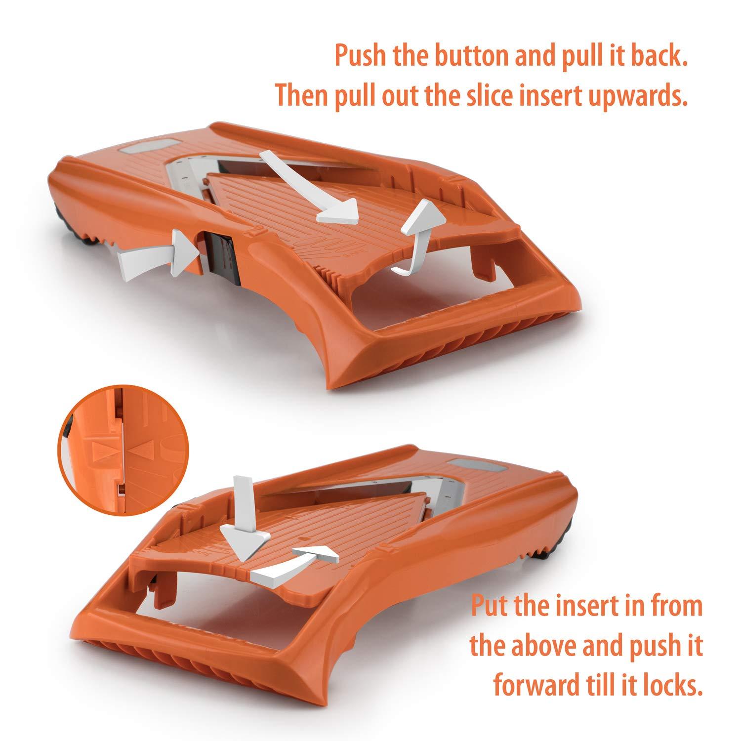 Swissmar Swissmar Borner V Power Mandoline, V-7000, Orange