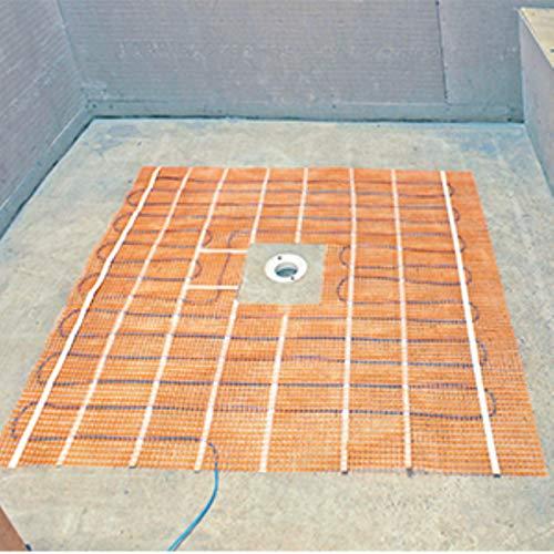 SunTouch SunTouch TapeMat Electric Under Floor Heating Kit with Command Touch Programmable Thermostat 120V, 2.0' x 10.0' (20 Sq. Ft.), Orange