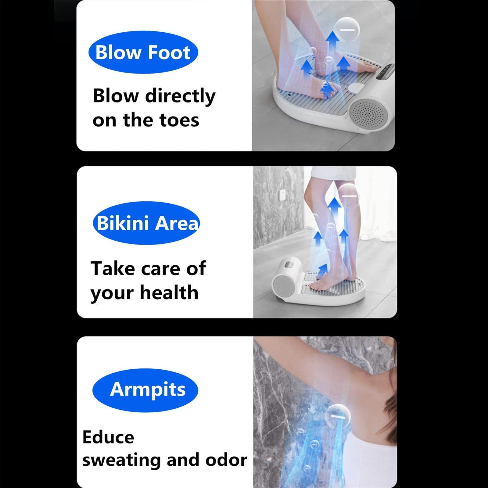 HEAXIY HEAXIY 1350W Full Body Dryer, Negative Ion Body Dryer with 2 Gears Adjustment, Quick Air Drying, Heating & Cooling - Can Be Used at Home and Bathroom