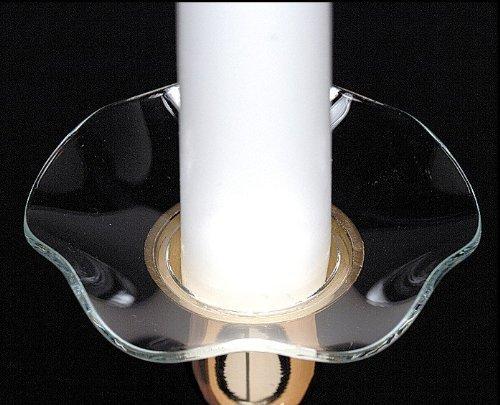 Biedermann & Sons Biedermann & Sons Candle Bobeches, Box of 12, Clear Fluted Glass