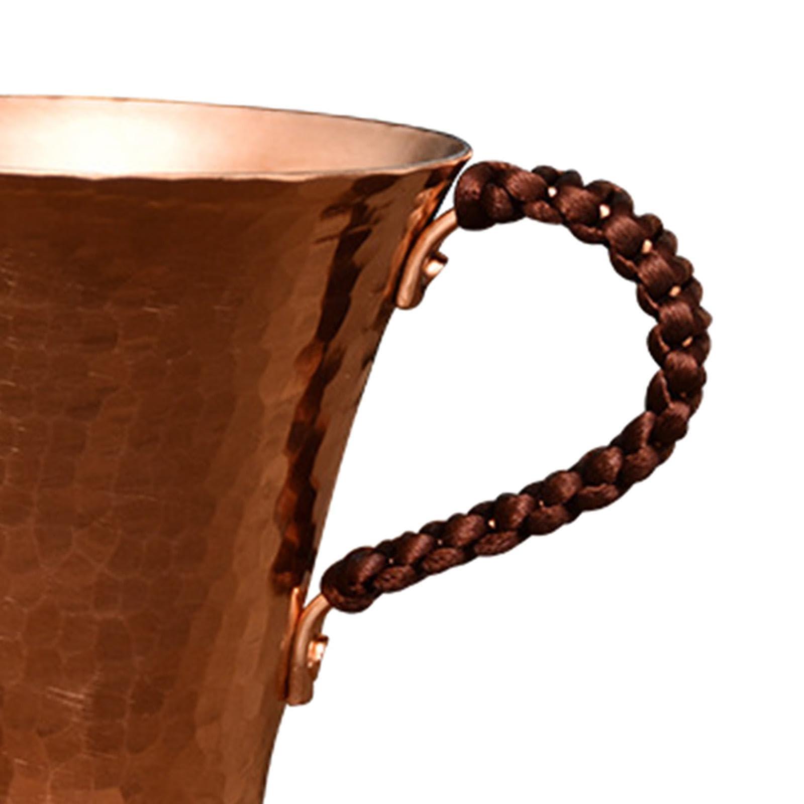 Llazsybz Llazsybz Copper Mug Water Cup Clean Copper Tea Cup Drinking Mugs Moscow Mules Mug Copper Water Cup for Tea Coffee Shop, 1 Piece