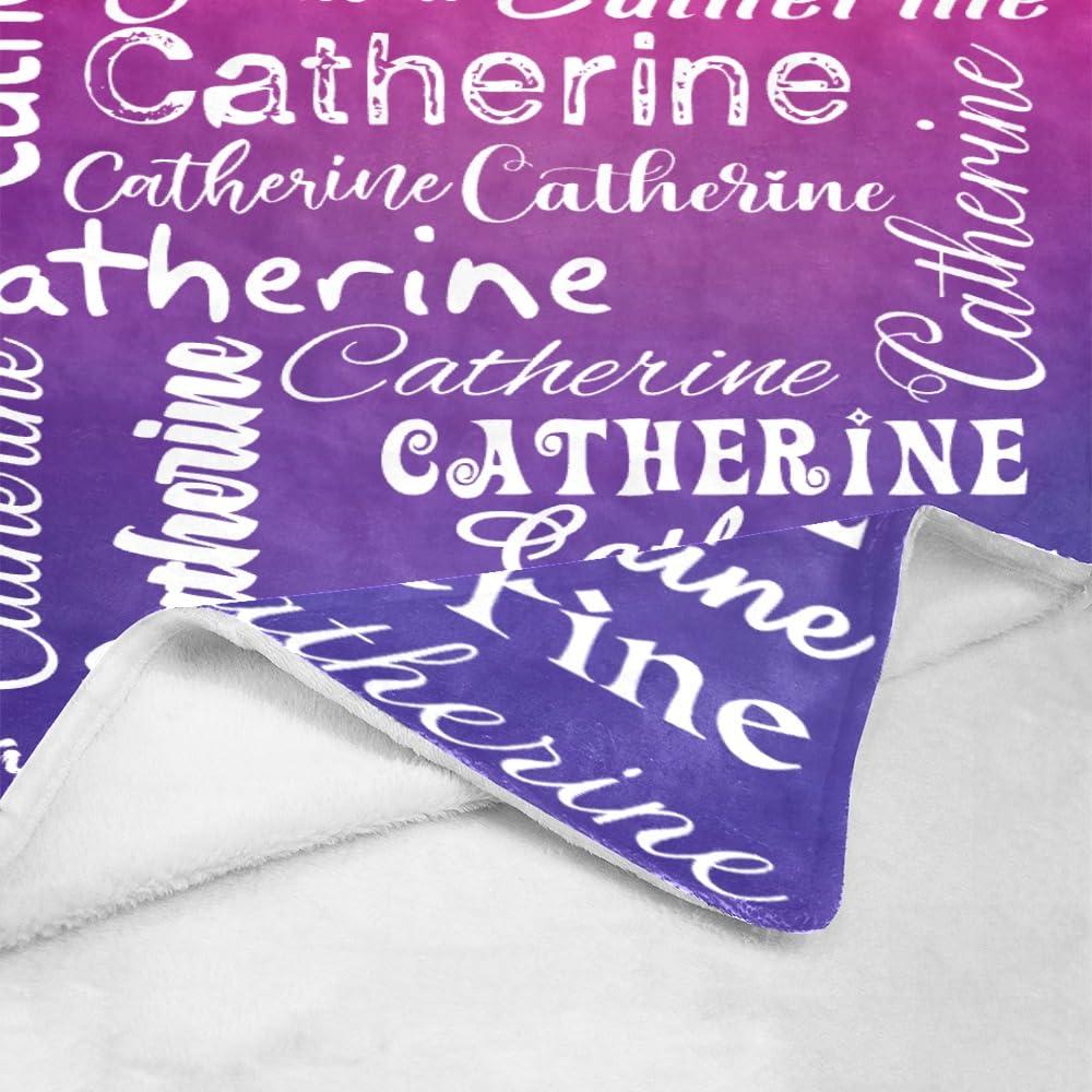 JOYXBUY JOYXBUY Personalized Blankets and Throws Custom Blanket with Name Customized Blanket Personalized Gifts for Baby Kids Women Men