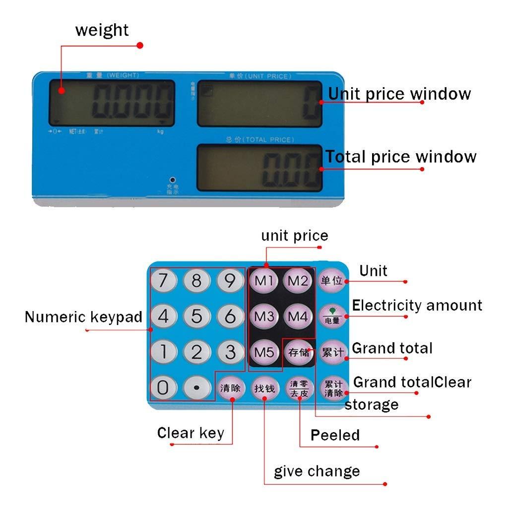 NPQPNAFC NPQPNAFC Precision Electronic Price Computing Scales Smart Weigh Digital Electronic Scale with LCD Display for Factories Fruit Scales