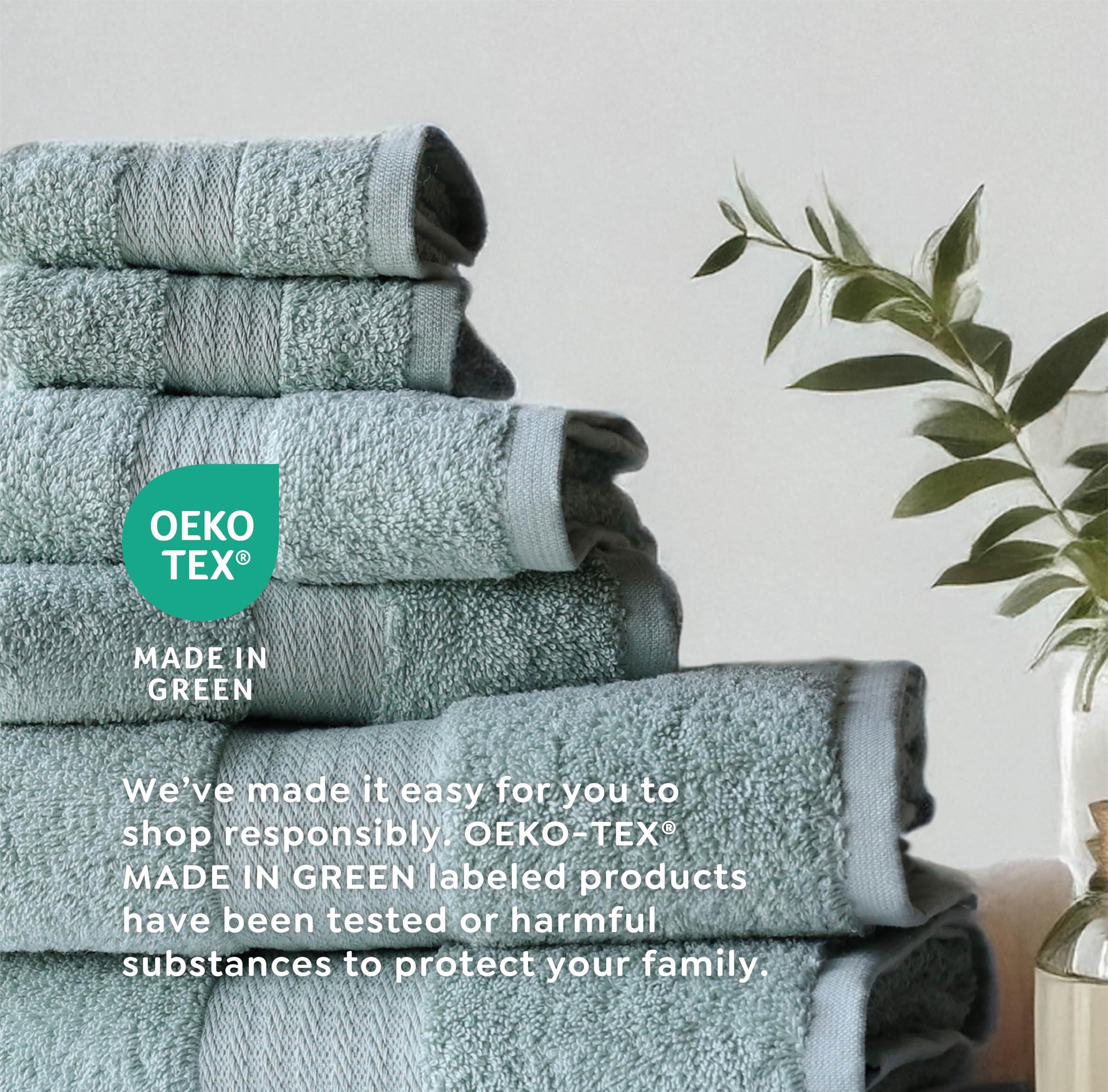 1888 Mills 1888 Mills 4 Pack Premium Bath Towel Set, True Classics Premium Cotton Blend, Super Soft and Highly Absorbent Bath Towels for Bathroom, Hotels, Spa and Gym, Taupe