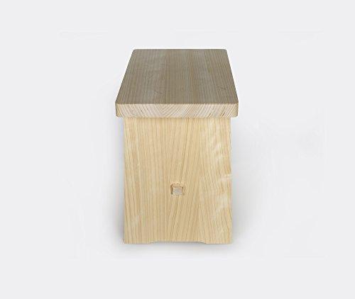 Umezawa Umezawa Hinoki Wood Japanese Onsen Style Bath Stool - Sauna & Bathing Seat