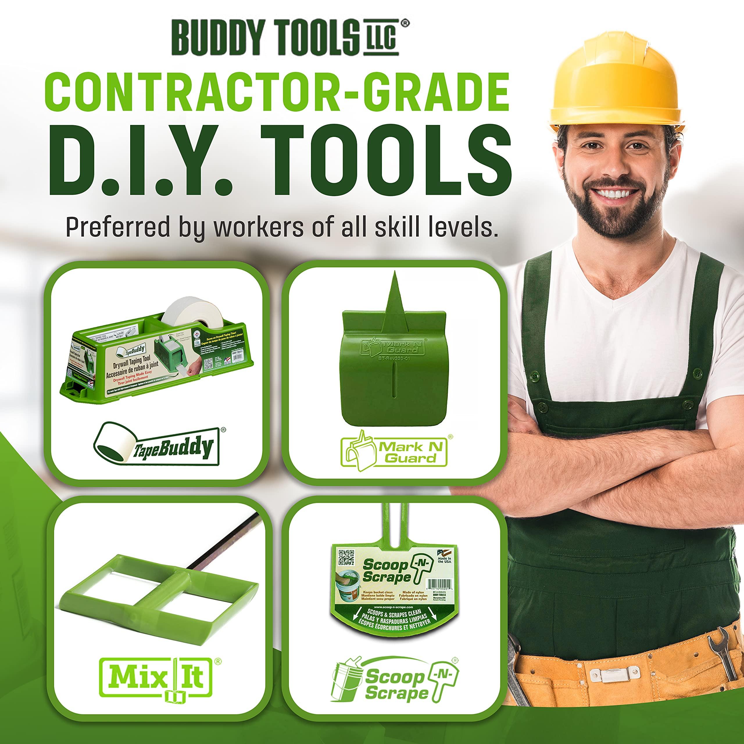 Buddy Tools LLC Buddy Tools TapeBuddy Drywall Taping Tool - Simplifies Drywall Banjo Taping - Reliable & Efficient Tape Dispenser for DIYers - Easy to Use - Reduces Mess and Waste