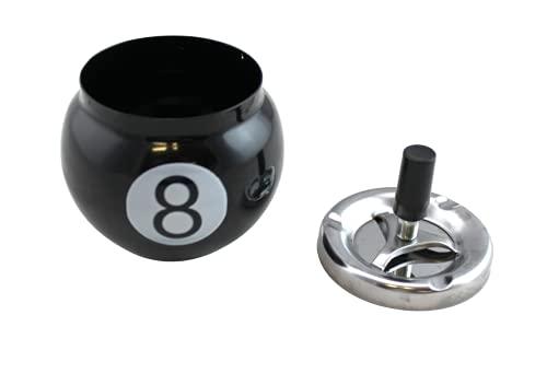 NIZQHAJ 8 Ball Pool Ball Billiard Spinning Ashtray