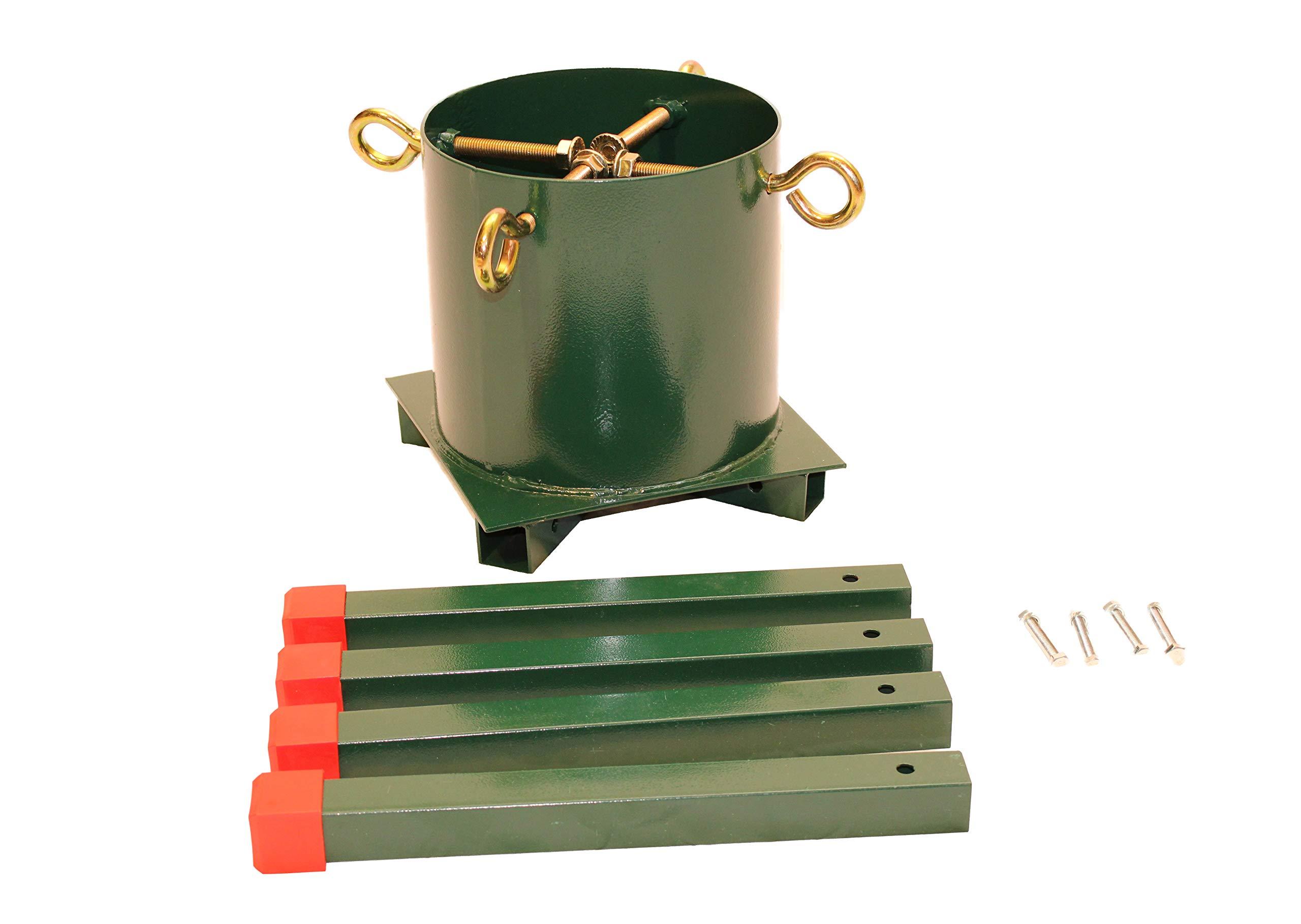 Goliath Goliath Welded Steel Christmas Tree Stand for Live Trees 5 to 12 Foot