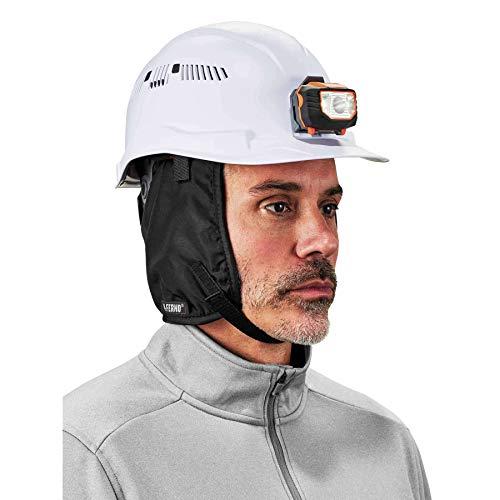 Ergodyne Ergodyne - 16840 Winter Hard Hat Liner, Thermal Fleece Lining, Chin Length, N-Ferno 6840,Black