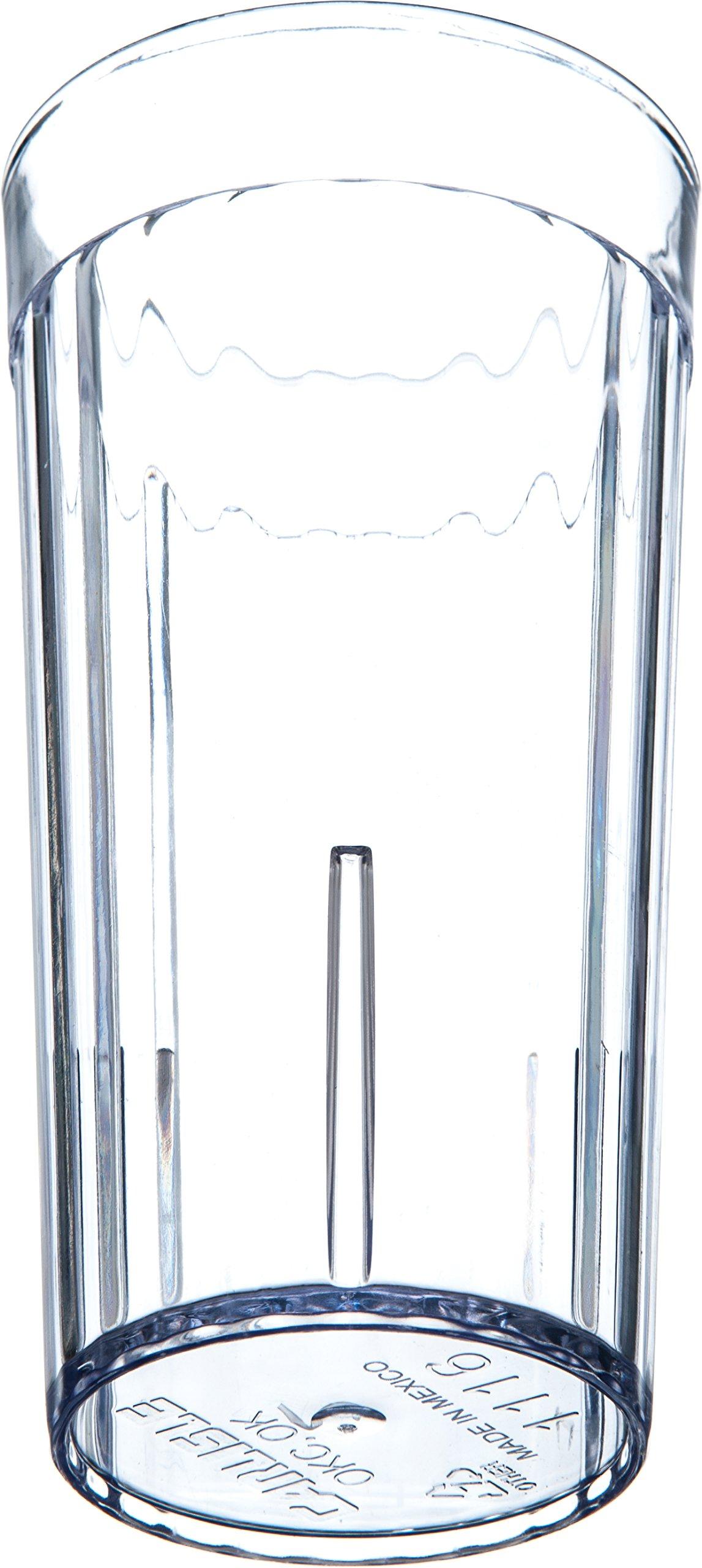Carlisle FoodService Products Carlisle FoodService Products Bistro Tumbler Plastic Tumbler for Restaurants, Catering, Kitchens, Plastic, 15.5 Ounces, Clear, (Pack of 72)