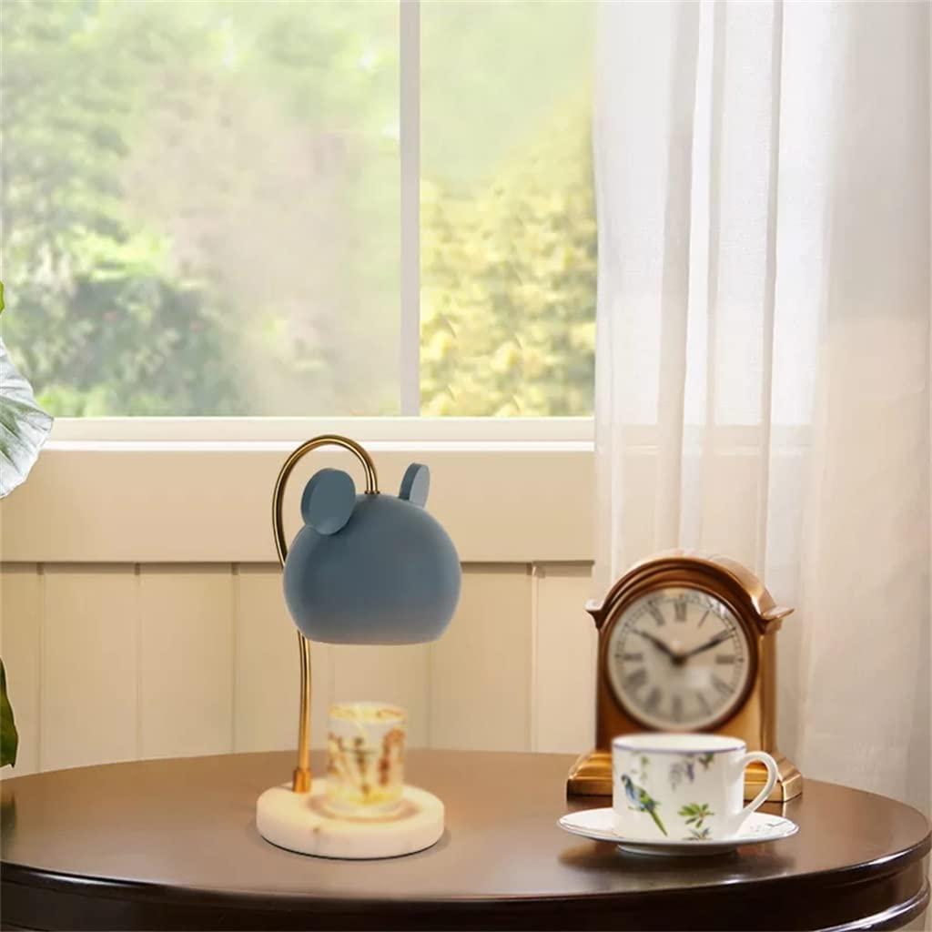 NOBRIM NOBRIM Candle Heater Lovely Electric Candle Warmer Smokeless Wax Melt Burner with Stone Base Candle Heater Lamp for Living Room Coffee Shop Bedside Indoor