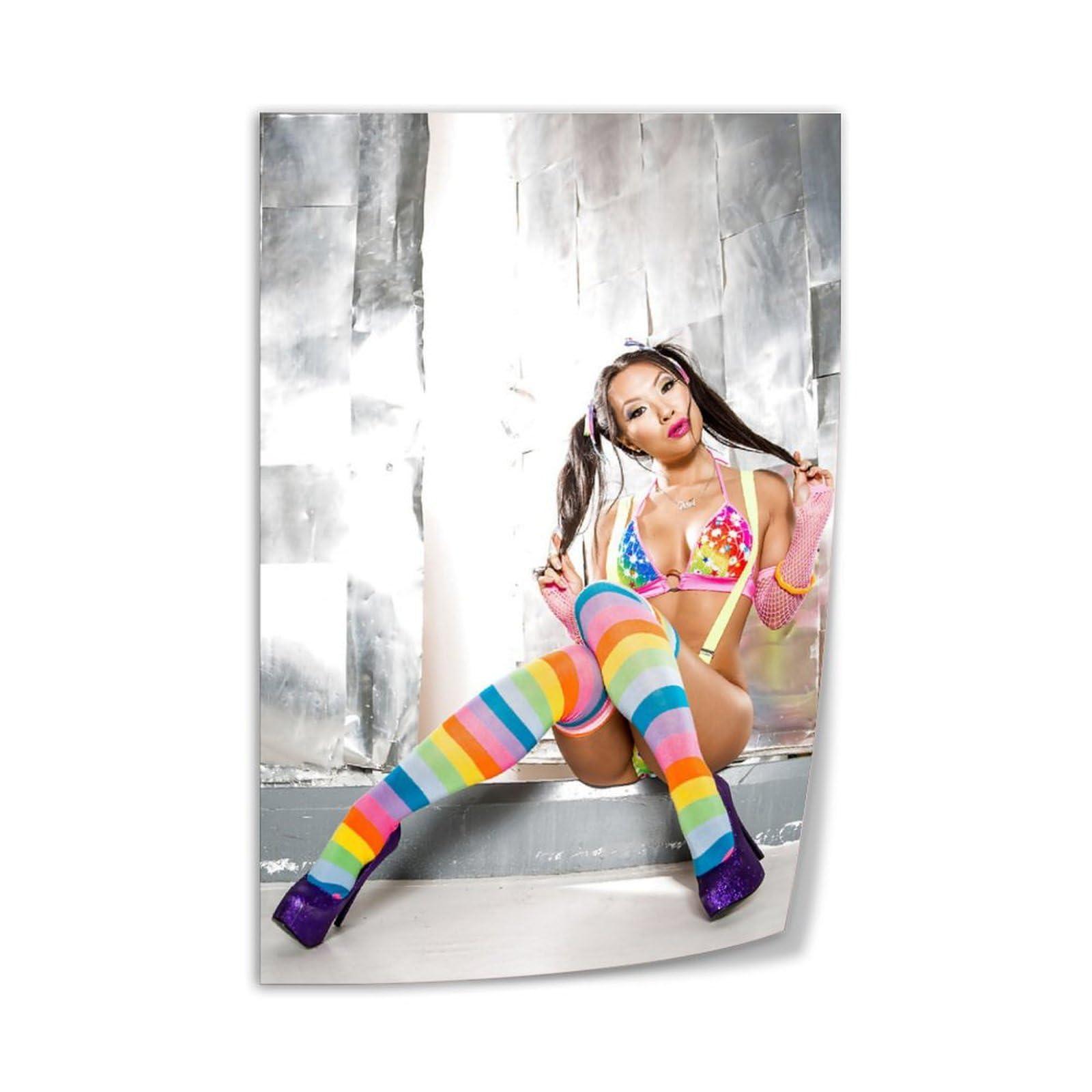 HomeLoft Basics Famous Actor ASA Akira Sexy Model Poster 4Wall Poster Art Canvas Printing Living Room Office Bedroom Aesthetic Poster 12x18inch(30x45cm) Unframe-style