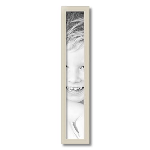 ArtToFrames ArtToFrames 4x25 Inch White Picture Frame, This 1.00 Inch Custom Wood Poster Frame is White - Comes with Foam Backing 3/16 inch and Regular Acrylic (FBPL0066-60823-YWHT-4x25)