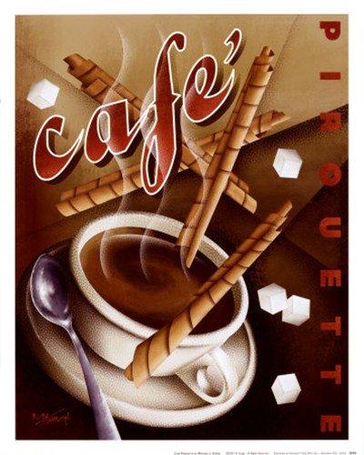 Haddad's Cafe Pirouette by Michael Kungl 20"x16" Art Print Poster
