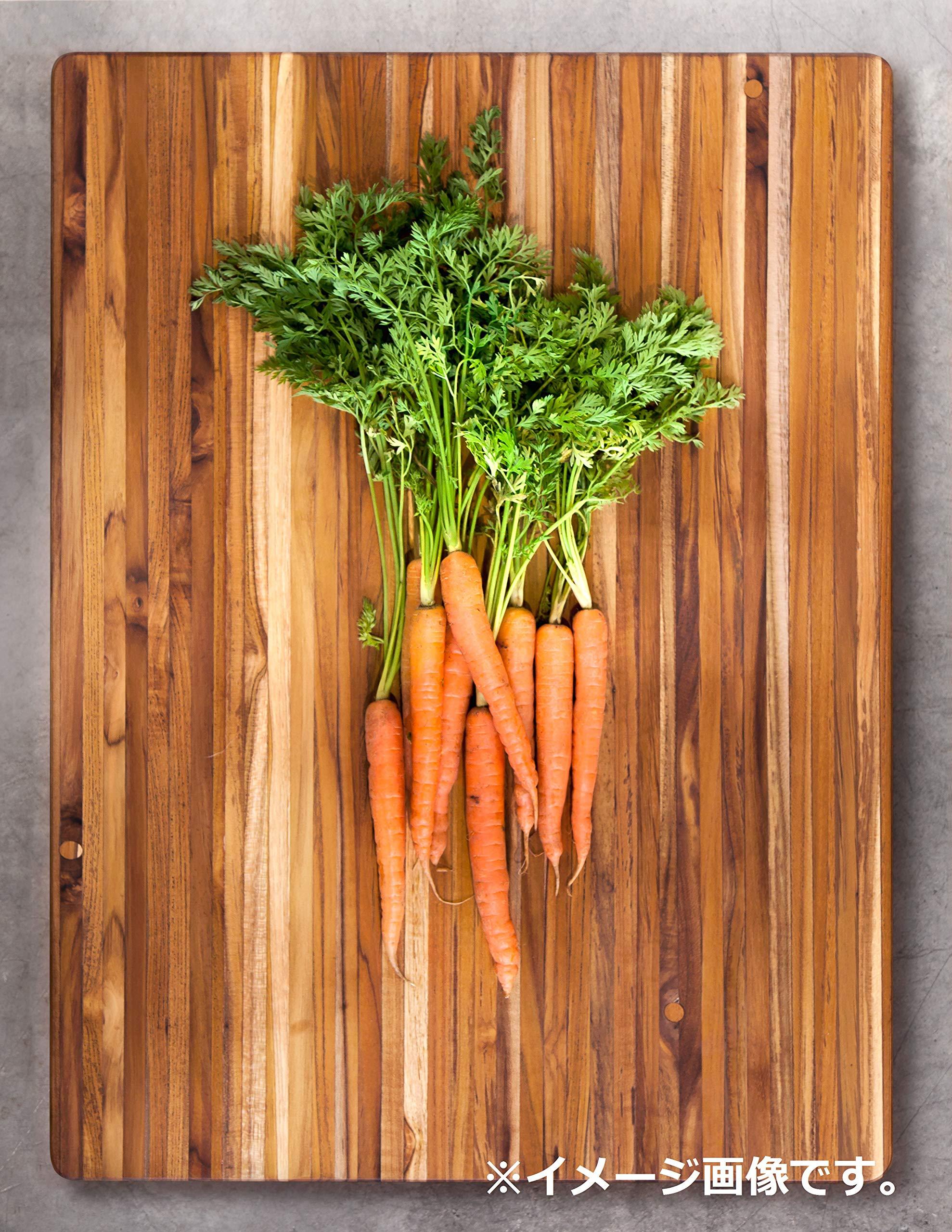 Teakhaus Teakhaus Cutting Board, Wood, Brown, 30.5 x 20 x 1.4 cm