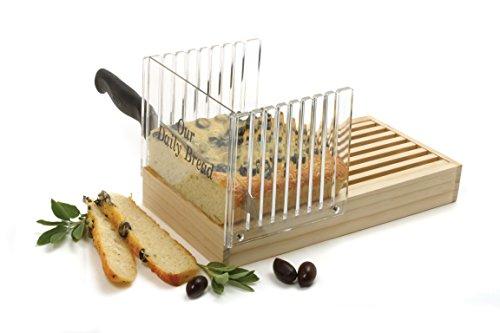 Norpro Norpro Bread Slicer with Crumb Catcher Brown .5in/1.25cm