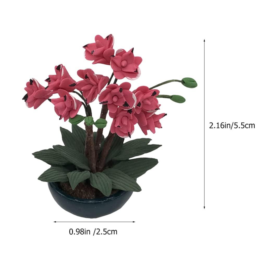 ibasenice Artificial Flower Desk Decoration Mini Landscape Plant Model Mini Toy Table Plant Model Fake Plant Model Plant Mini Plant Model Toy Table Accessory Mini Landscape Decor