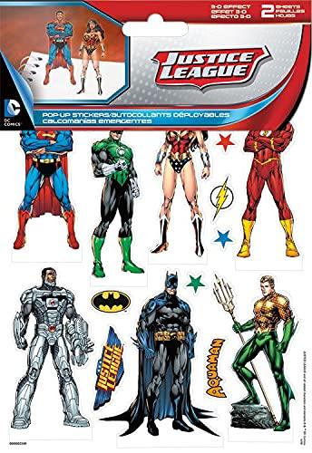 Batman Batman Lunch Box Travel Activity Set - Insulated Batman Lunch Bag with Justice League Stickers and Patches for Boys Girls Kids (Batman School Supplies Bundle)