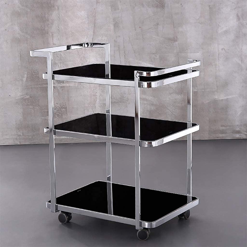 EHVYBDX EHVYBDX t 3-Tier Wrought Iron Service Trolley Home Restaurant Hotel Wine Water Cart Multifunctional Storage Trolley Kitchen