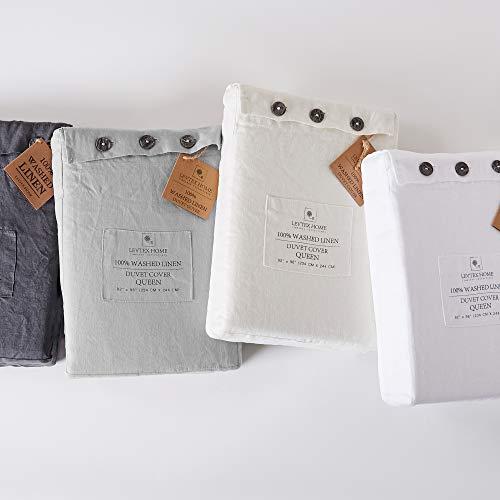 Levtex Home Levtex Home - 100% Linen - Twin Duvet Cover - Washed Linen - Blush - Duvet Cover Size (66x88in.)