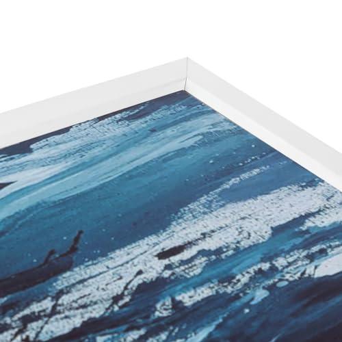 ArtToFrames ArtToFrames 9x11 inch Comtemporary White Wood Picture Frame, 2WOMD8990-9x11