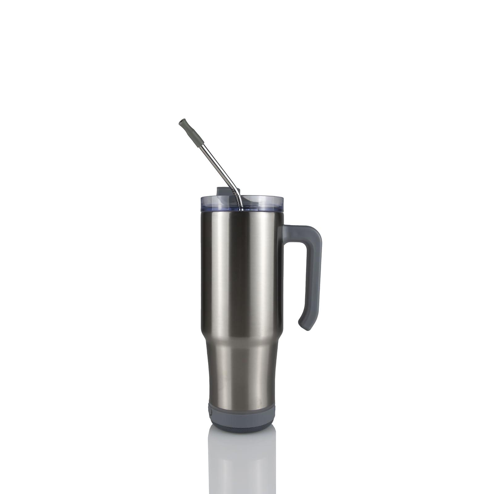 Hogg Hogg 30oz Sublimatable Grippy Speaker Tumbler DIY, Customizable, Add Logo, Vinyl, Alcohol Ink, or Glitter & Epoxy, Bulk/Wholesale Tumblers (Clear)