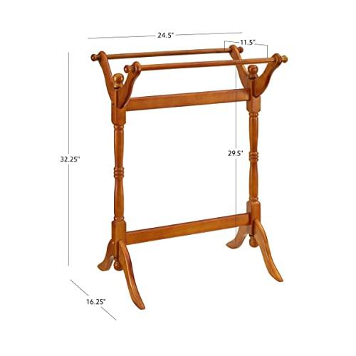Powell Furniture Powell Furniture Boonie Oak Finished Blanket/Quilt Rack by Powell