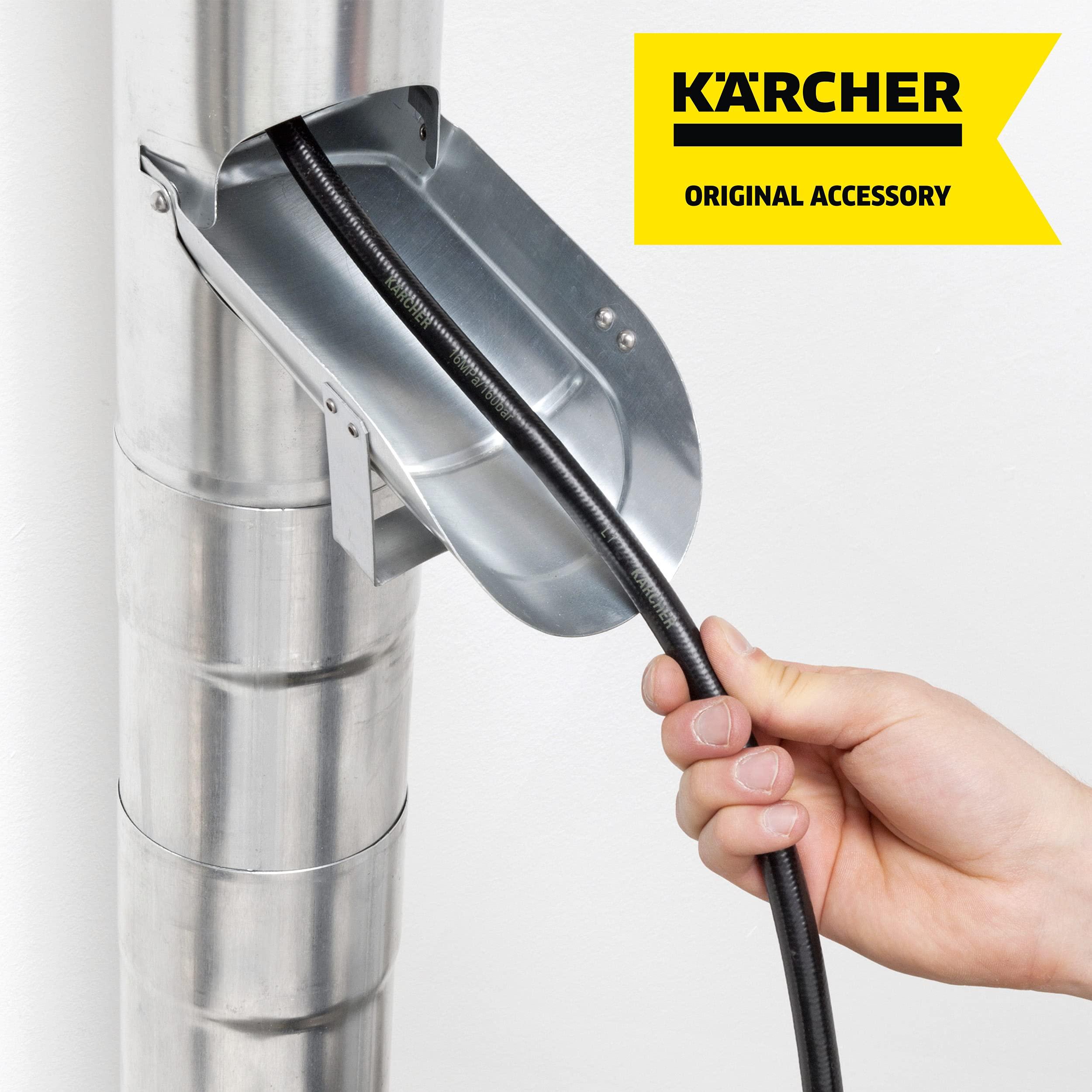 Karcher Krcher 26377670 15 m Pipe and Drain Cleaning Kit for K2 - K7 Series Domestic Pressure Washers, Black, Yellow