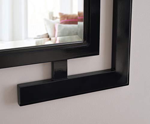 Kenroy Home Kenroy Home Casual Wall Mirror ,41 Inch Height, 0.75 Inch Length, 29 Inch Width with Gloss Black