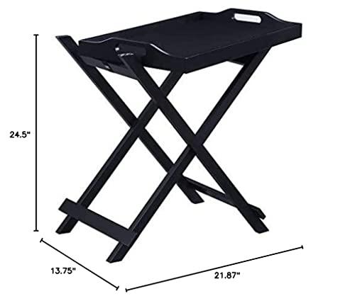 Convenience Concepts Convenience Concepts Designs2Go Tray Table, Black