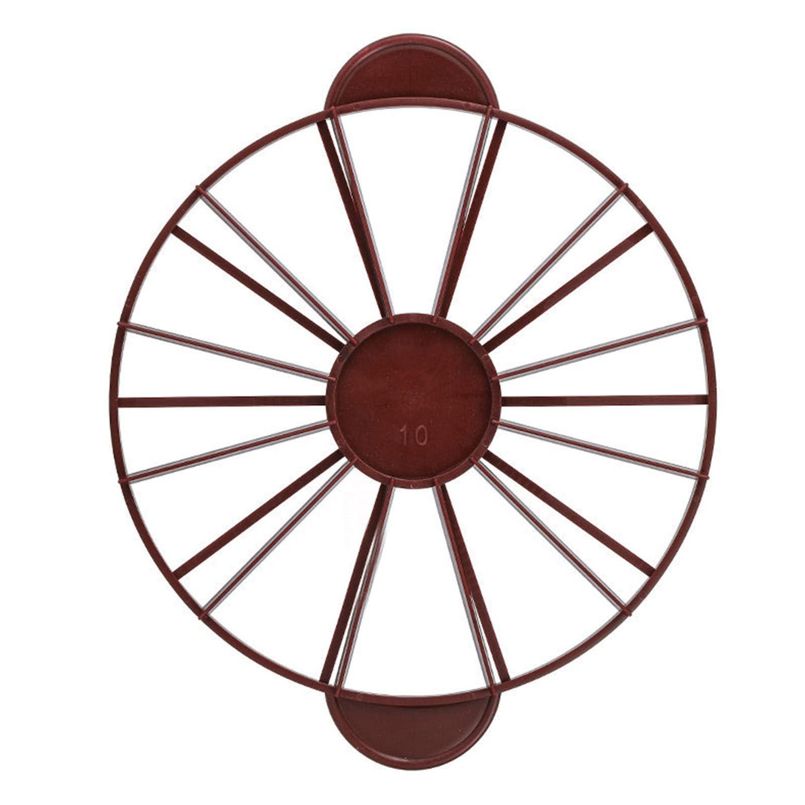 Yosoo Health Gear Yosoo Health Gear Cake Portion Marker, Cake Cutter Round 10/12 Piece, Cake Marker Equal Portion, Diameter 27cm, with Handle for Baking Mousse Pastry Cheese Birthday Wedding or Party (2)