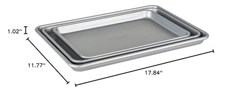 VIKING Viking Culinary Nonstick Baking Sheet 3 Piece Set, Large, Medium & Small, Aluminized Steel, 0.8. mm Gauge