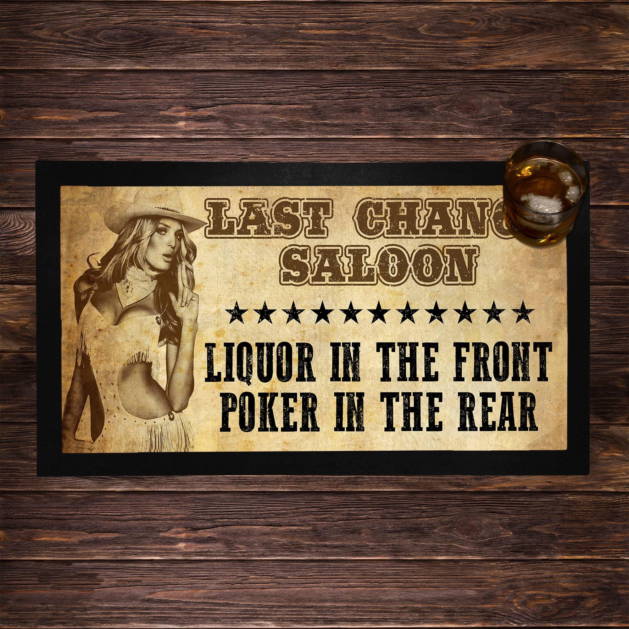 Bang Tidy Clothing Rubber Bar Mat Bar Runner Saloon Spill Mat Gift Idea