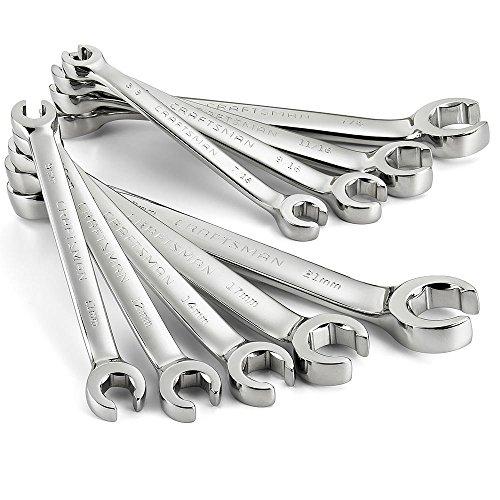 Socket Set Craftsman 9 pc. Standard and Metric Flare Nut Wrench Set