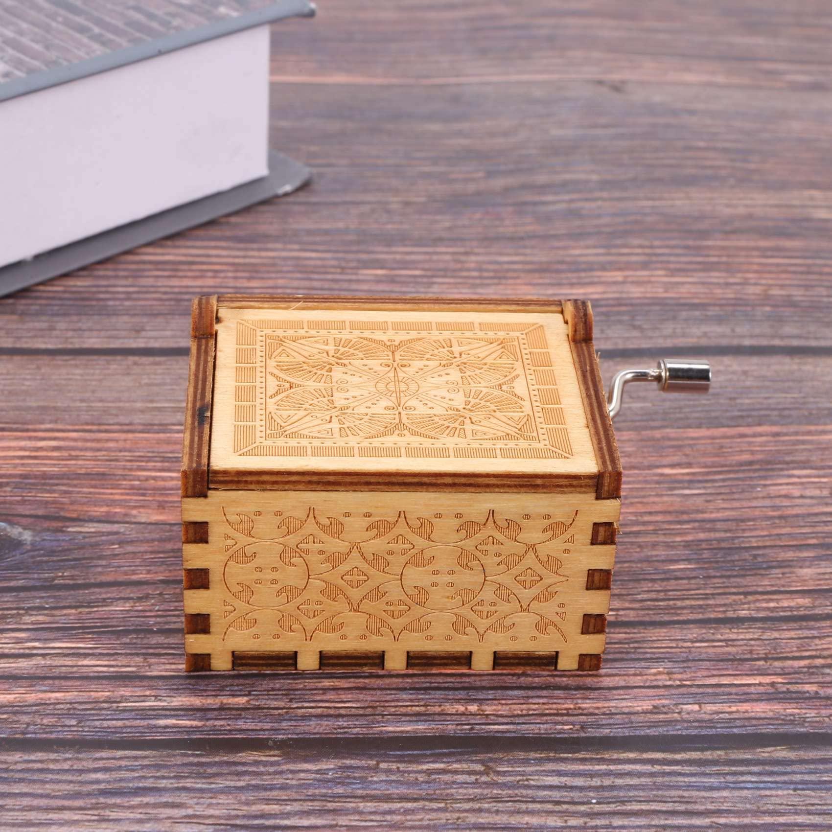 UYUME UYUME Music Box, Wood Music Boxes, Vintage Wooden Sunshine Musical Box Gifts for Birthday/Christmas/Valentine\'s Day