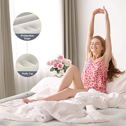 InnoTruth InnoTruth Queen Air Mattress with Built-in Pump, 18in Elevated Inflatable Mattress with Carrying Bag for Home and Camping, Queen Size Blow Up Bed, Black